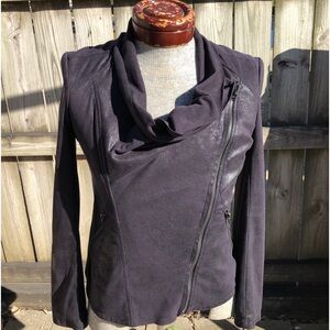 Blank NYC Drape Front Full Zip Jacket